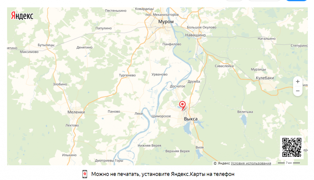 Карта муром спутник
